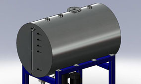 ondensate Recovery Pumping System CAD drawing